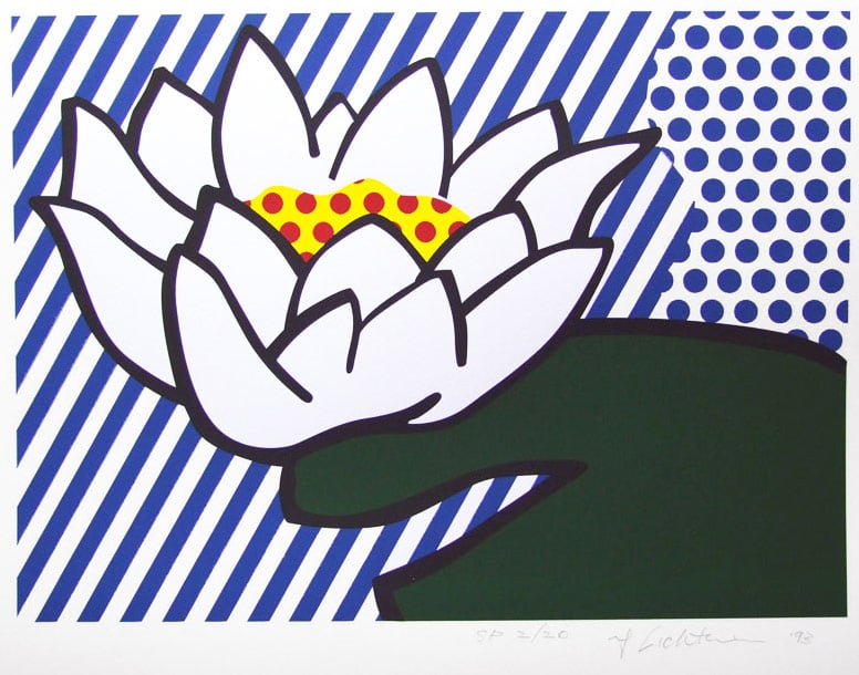 Lichtenstein, Roy | Water Lily, 1993 — available on Composition Gallery