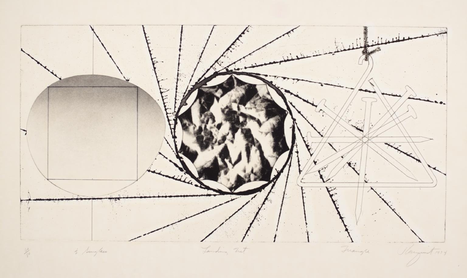 Rosenquist, James | Sunglass Lens - Landing Net - Triangle, 1974 — available on Composition Gallery