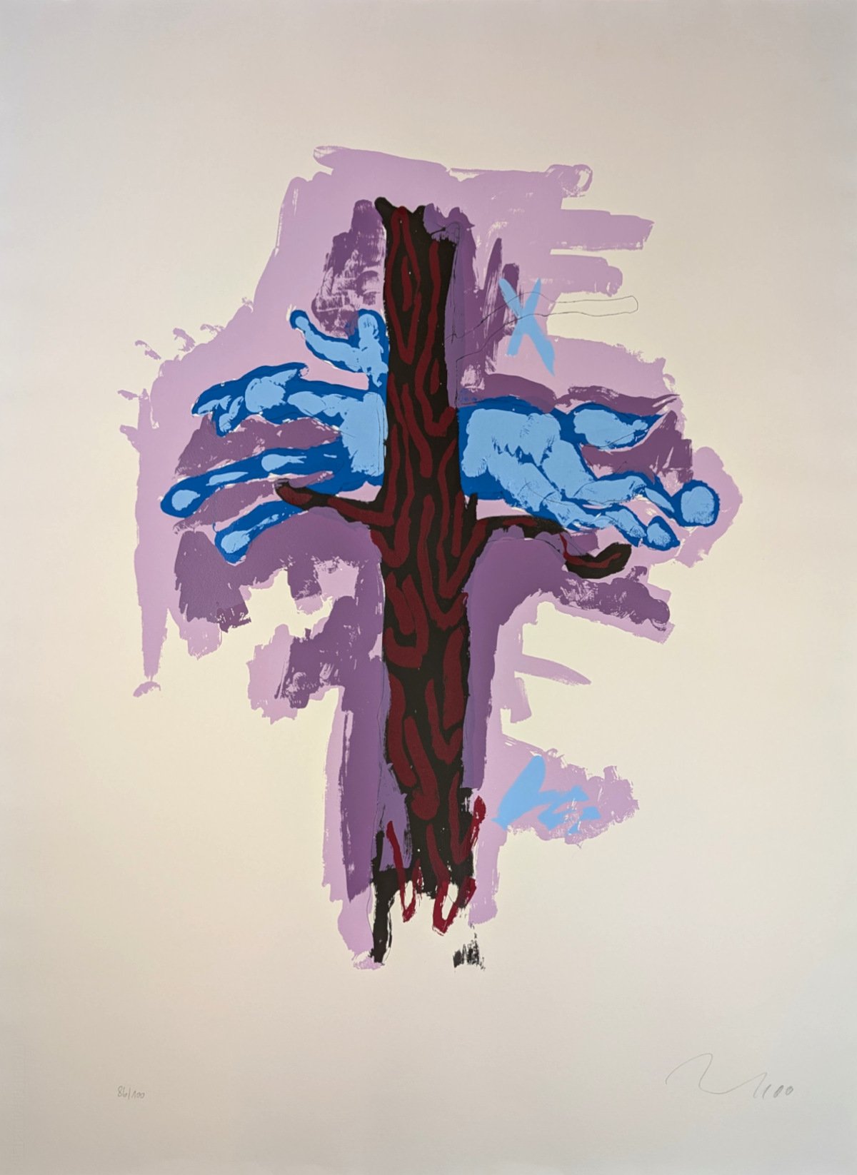Immendorf, Jorg | AT-Aquarell, 2000 — available on Composition Gallery