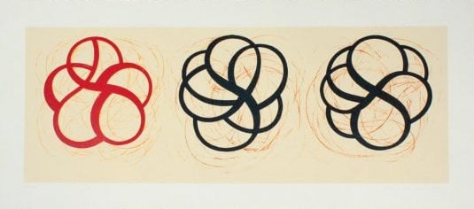Kauffman, Craig | Red, Black, Black, 1999 — available on Composition Gallery