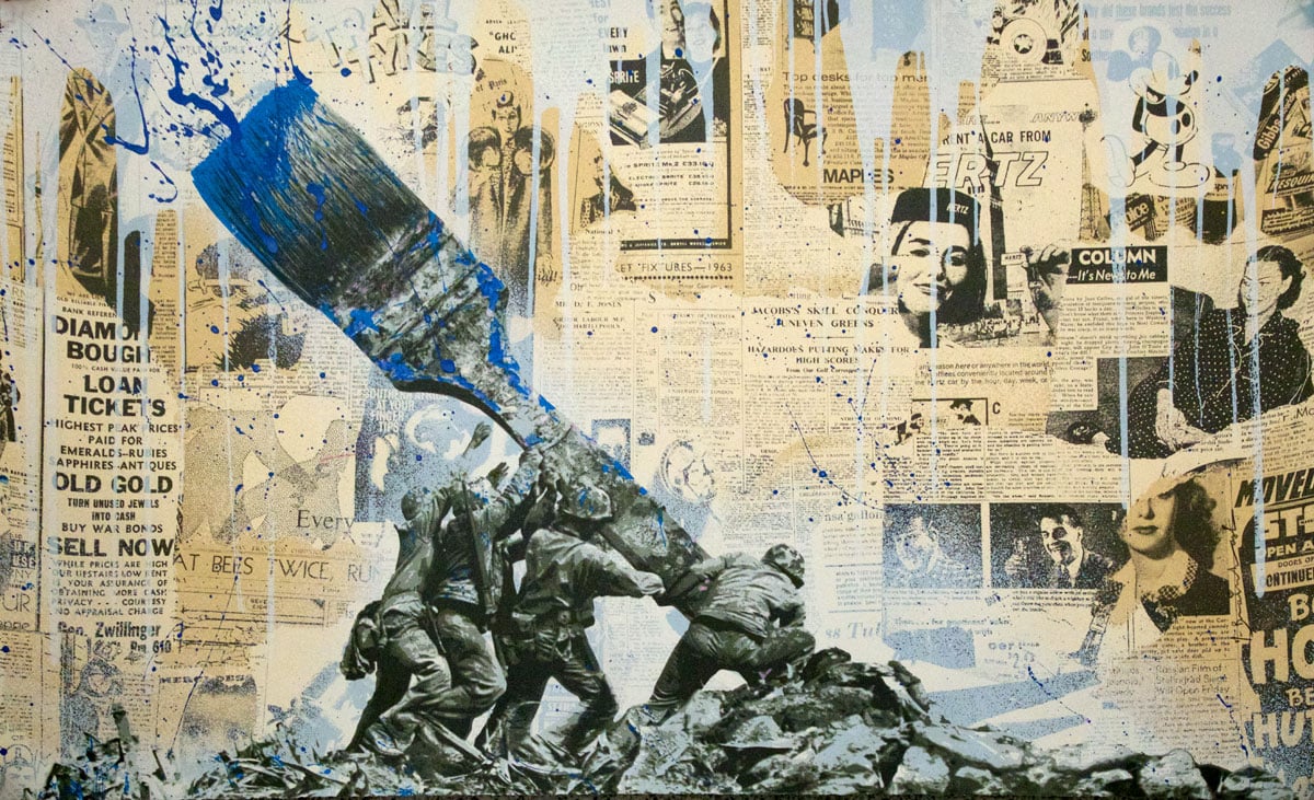 Mr. Brainwash | Untitled (Paintbrush), 2014 — available on Composition Gallery