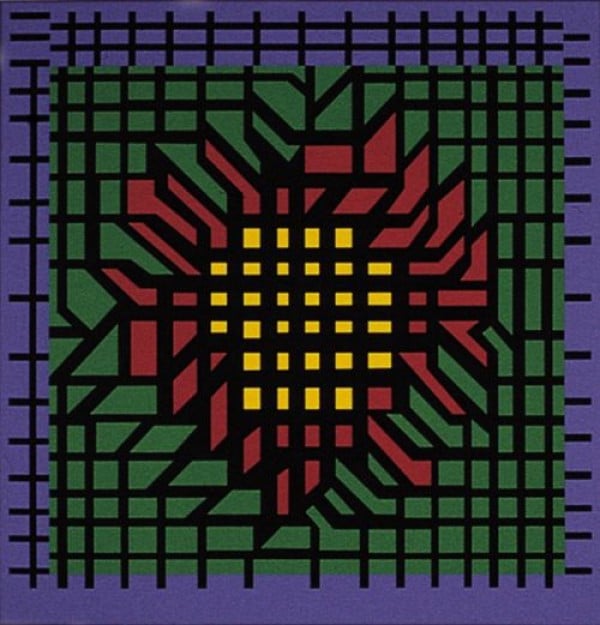 Vasarely, Victor | Kat-Zag, 1980 — available on Composition Gallery