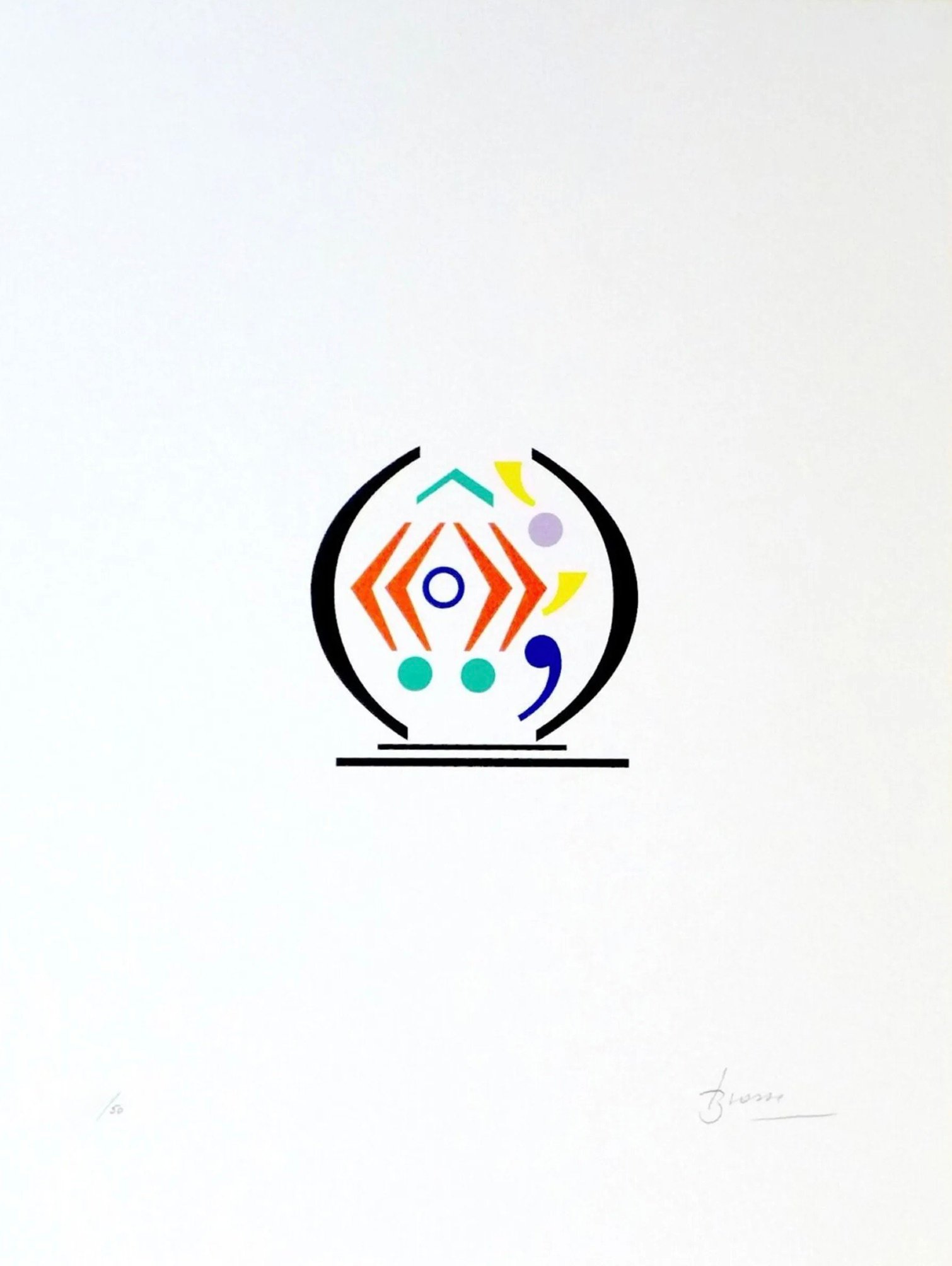 Brossa, Joan | Signes 12, 1989 — available on Composition Gallery