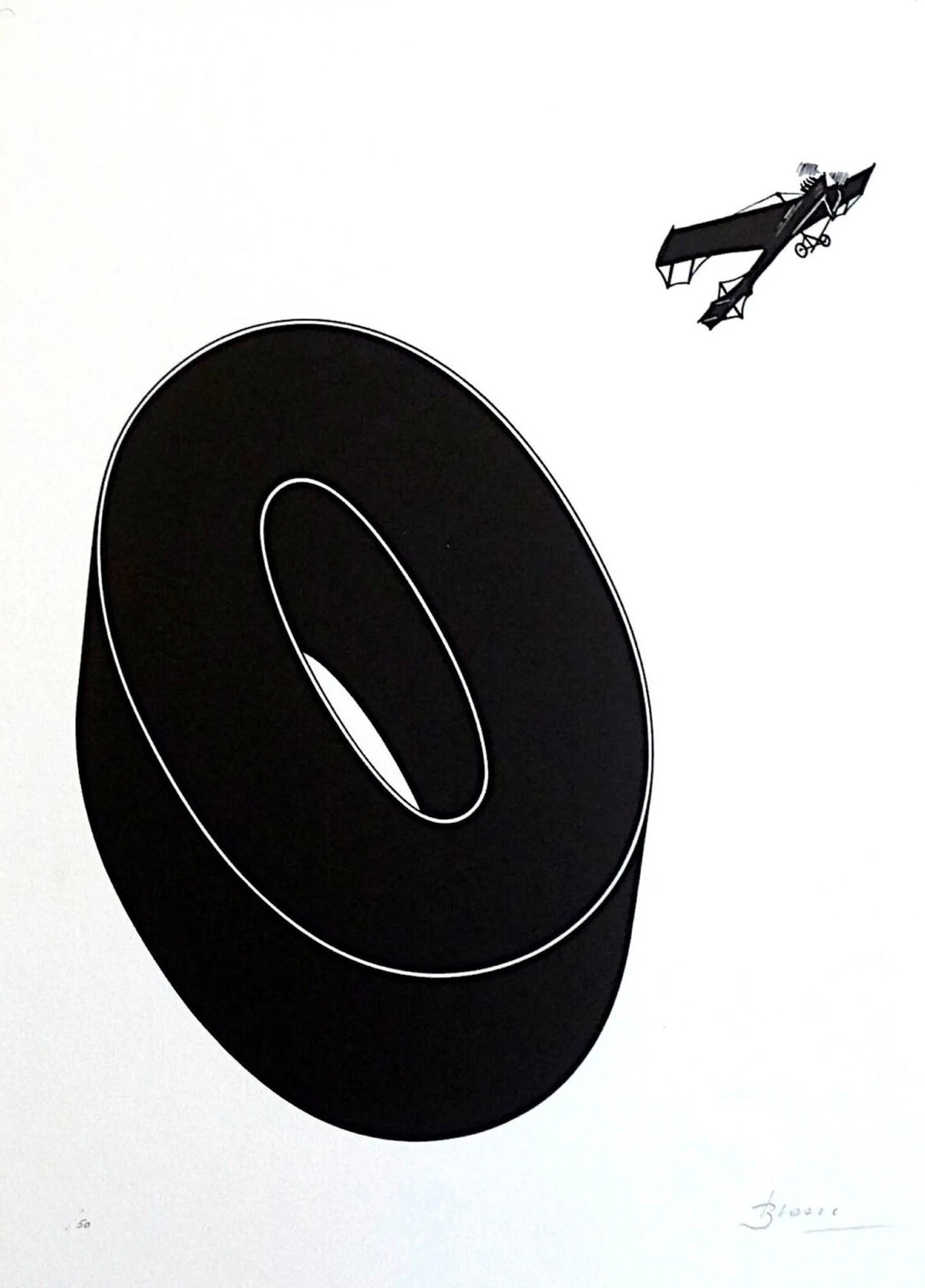 Brossa, Joan | Poema visual 20, 1989 — available on Composition Gallery
