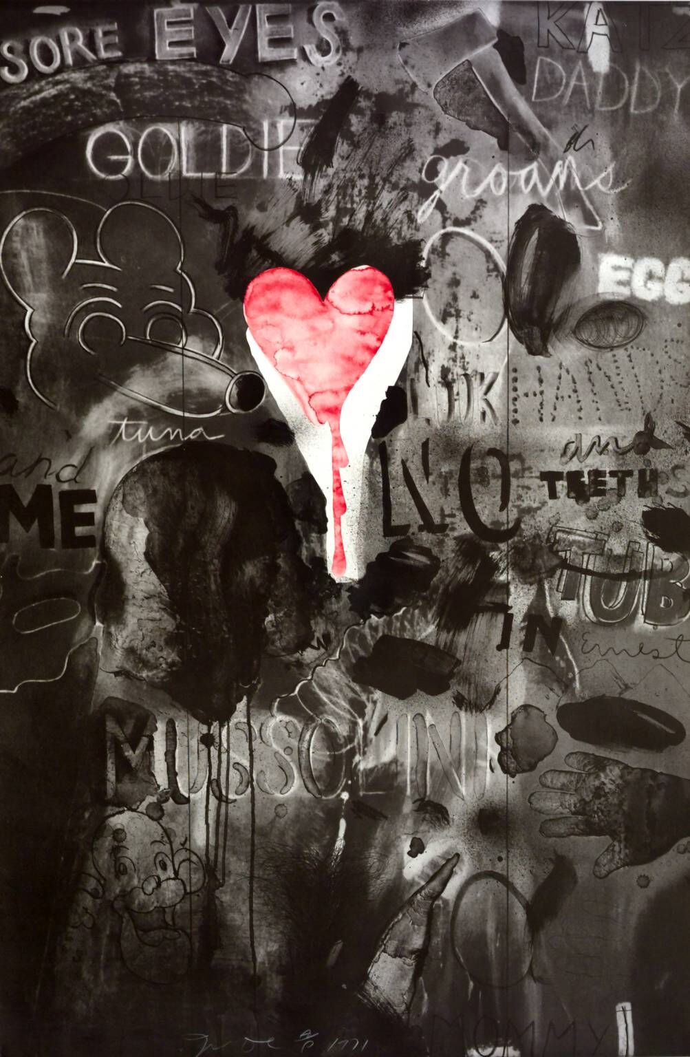 Dine, Jim | Picabia III (Groans), 1971 — available on Composition Gallery