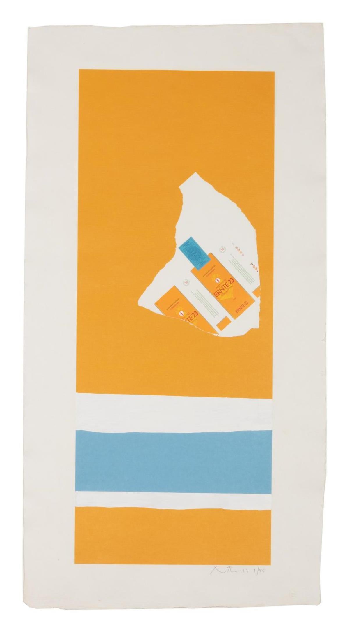 Motherwell, Robert | Harvest with two white stripes, 1973 — available on Composition Gallery