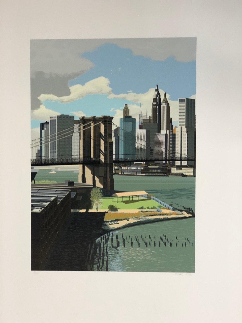Estes, Richard | East River, New York, 1989 — available on Composition Gallery