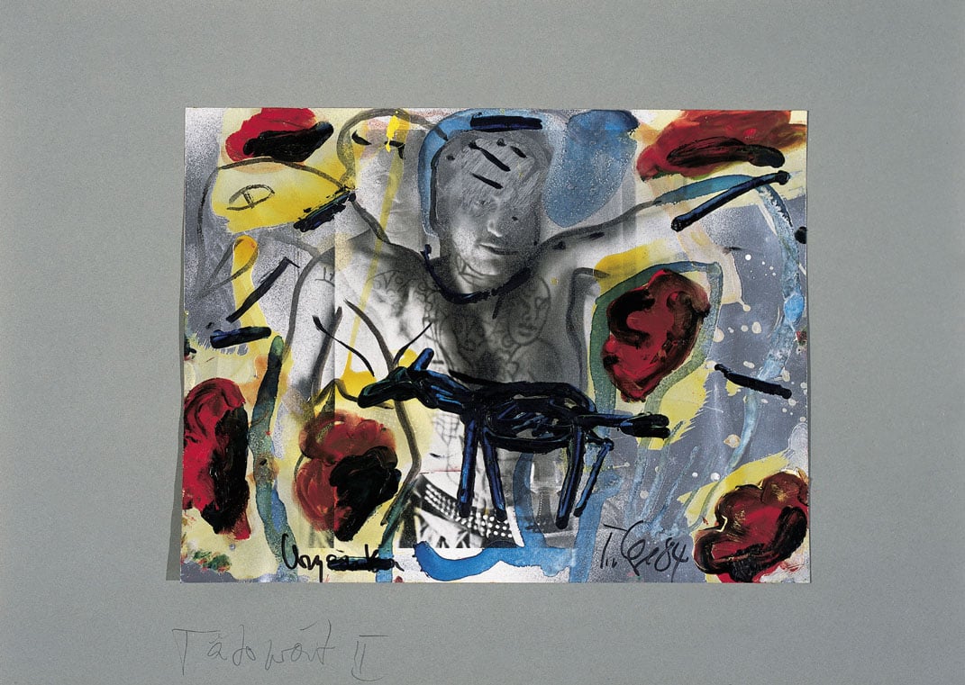 Lange, Thomas | Tatowiert II (red), 1984 — available on Composition Gallery