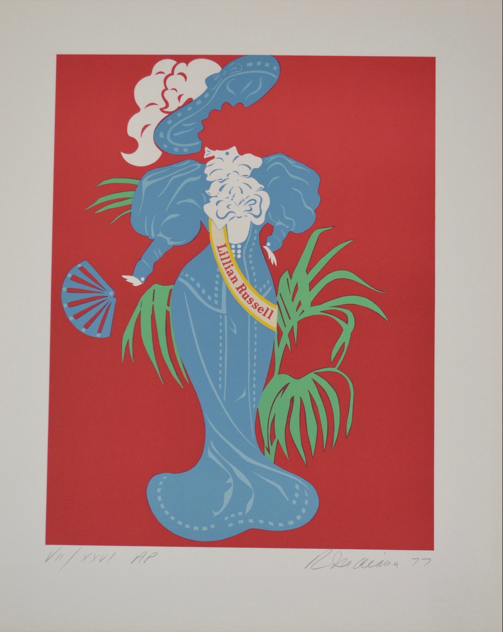 Indiana, Robert | Lilian Russell - Mother of us all portfolio, 1977 — available on Composition Gallery