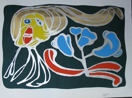 Appel, Karel | Green floating passion , 1975 — available on Composition Gallery