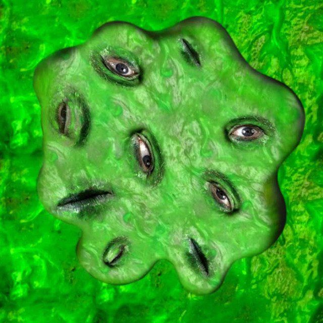 Oursler, Tony | “Studio (self-Portrait in Green)”, 2005 — available on Composition Gallery