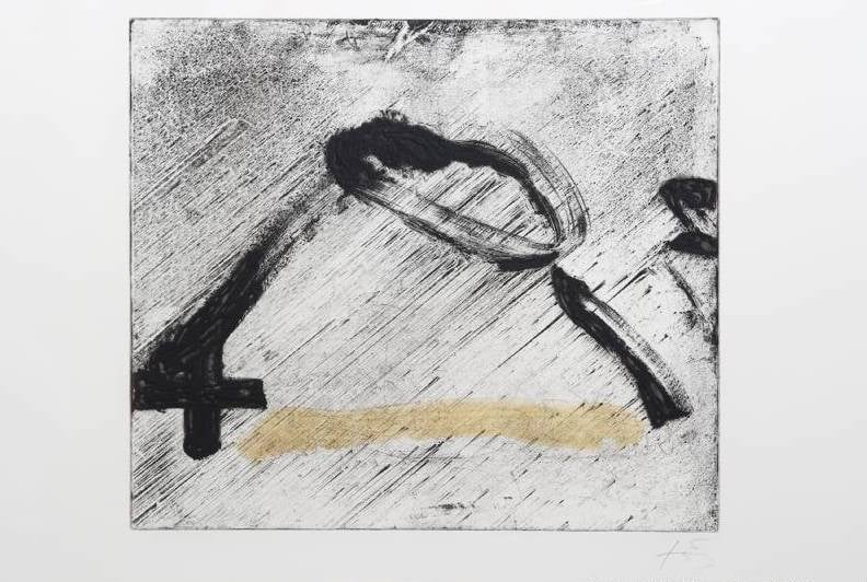 Tapies, Antoni | Glissement 1, 1981 — available on Composition Gallery