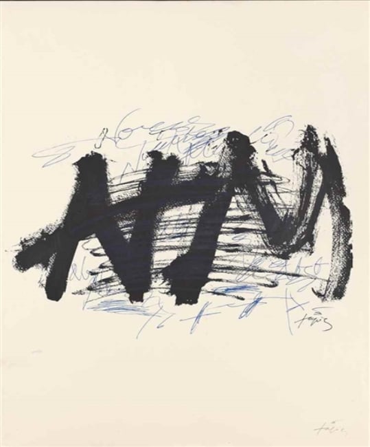 Tapies, Antoni |  Cartel from Nocturn Matinal, 1970 — available on Composition Gallery