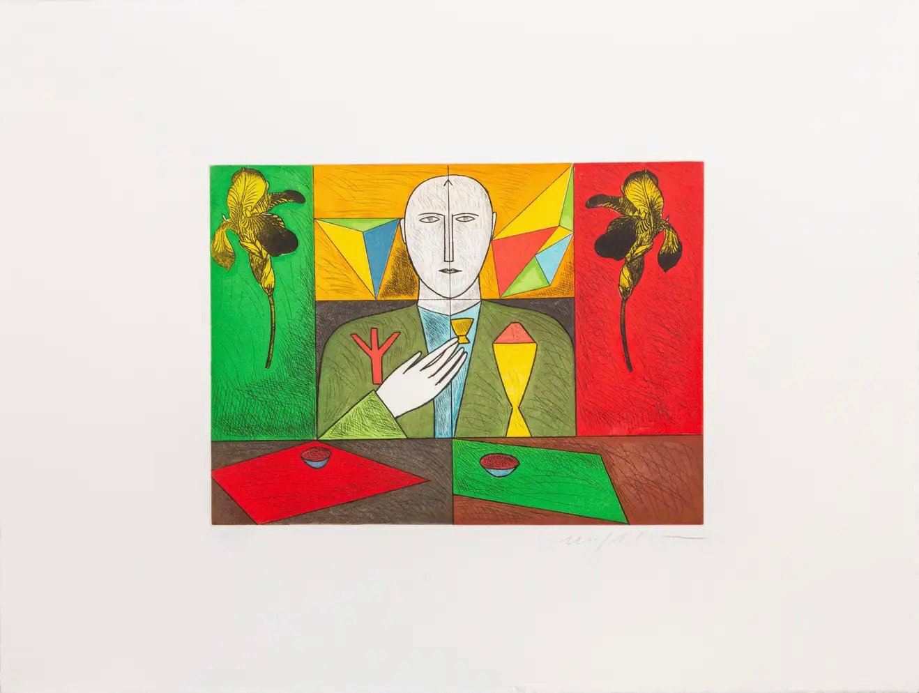 Paladino, Mimmo | Mathematico 5, 2001 — available on Composition Gallery