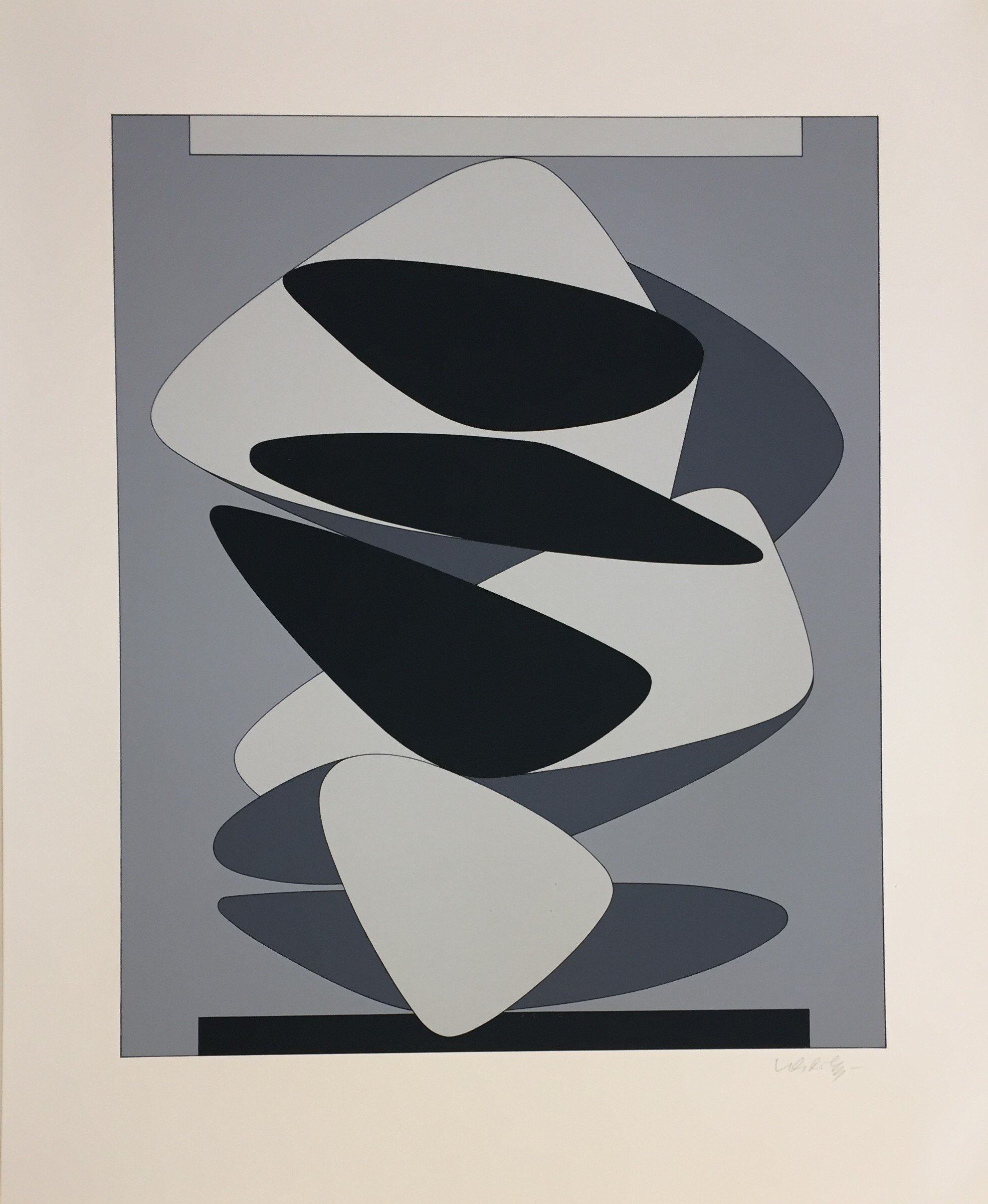 Vasarely, Victor | Kervilahuen-BL, 1985 — available on Composition Gallery