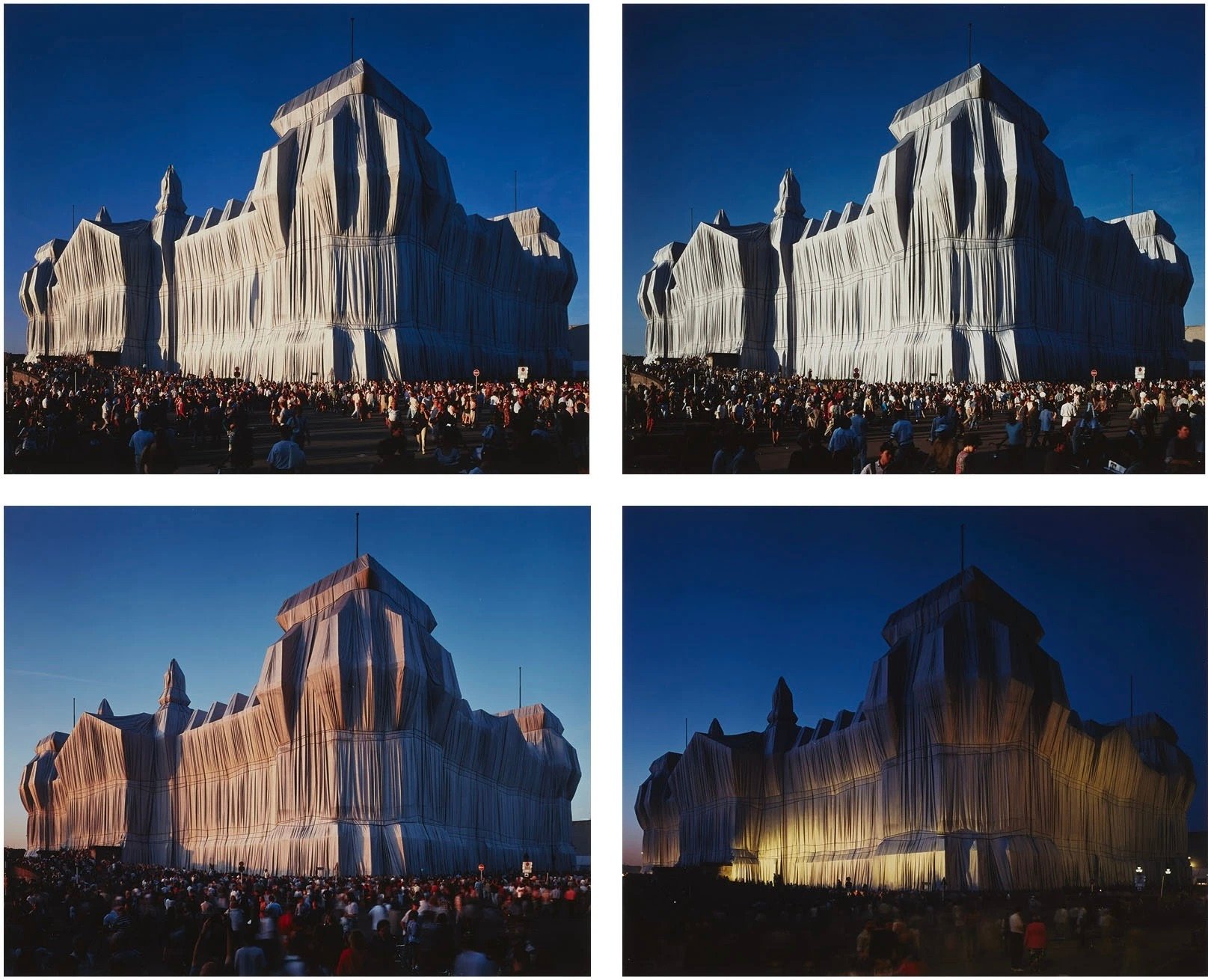 Christo, Javacheff | Reichstag Mappe I, 4 Blatt + 2 Text, 1990–2000 — available on Composition Gallery
