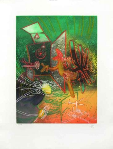 Matta, Roberto | Feu, Feu Sur Moi, 1978 — available on Composition Gallery