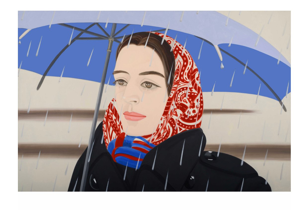 Katz, Alex | Blue Umbrella, 2020 — available on Composition Gallery