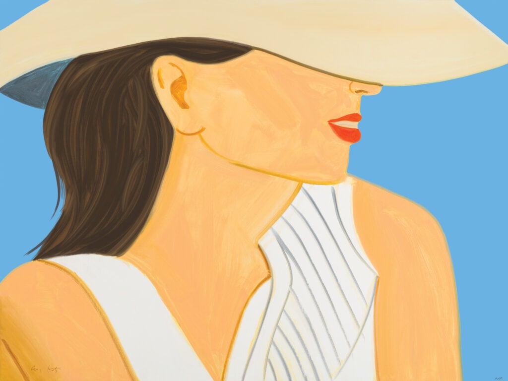 Katz, Alex | Vivien with Hat, 2021 — available on Composition Gallery