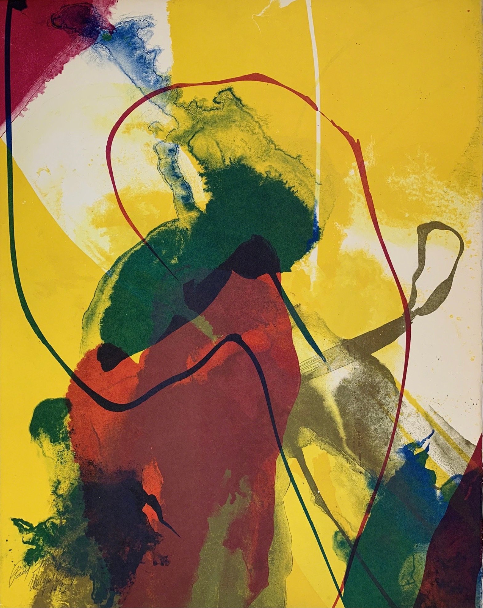 Jenkins, Paul | Untitled (Vibrant Currents), 1972 — available on Composition Gallery