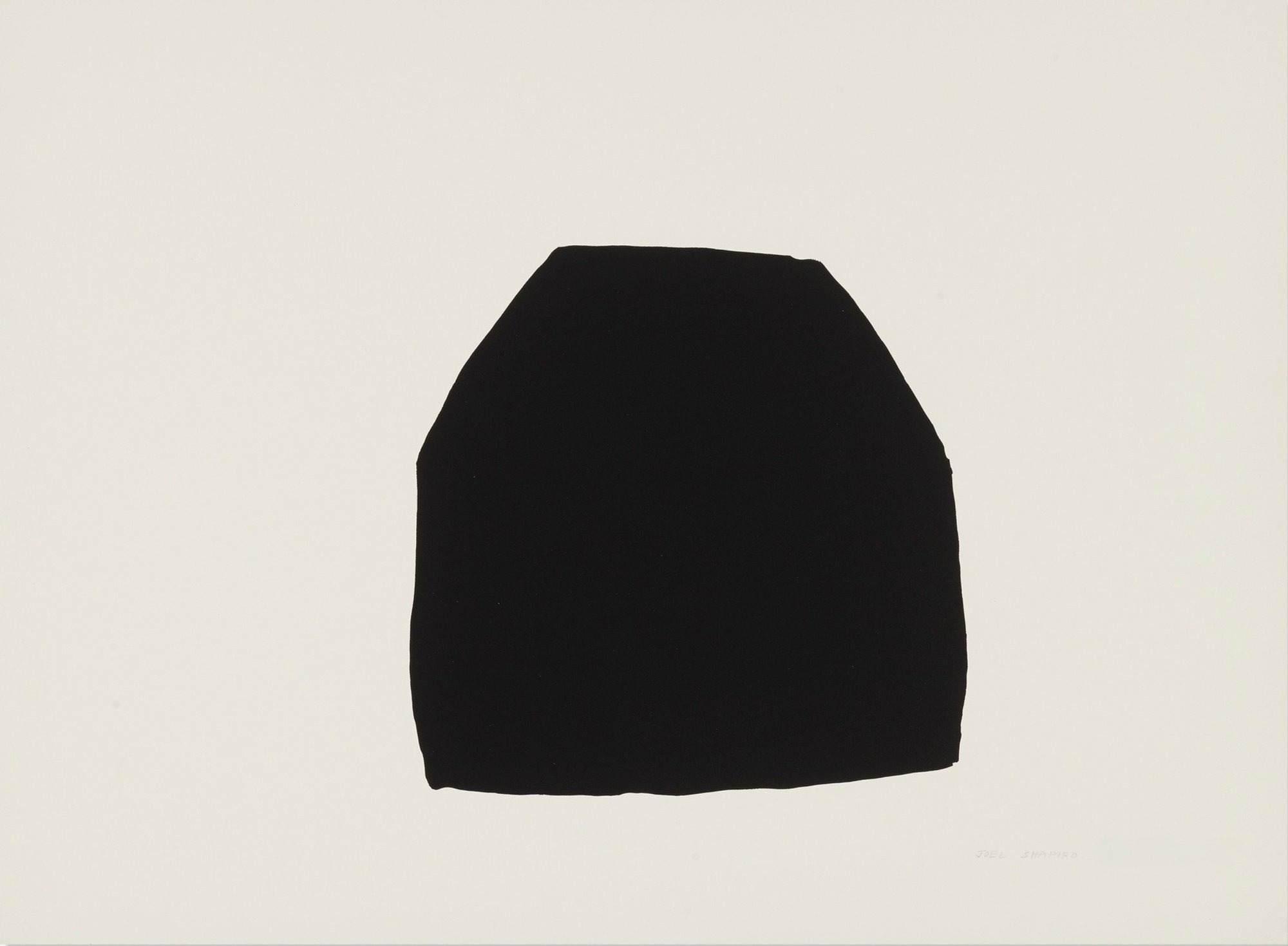 Shapiro, Joel | Untitled (Black), 1980 — available on Composition Gallery