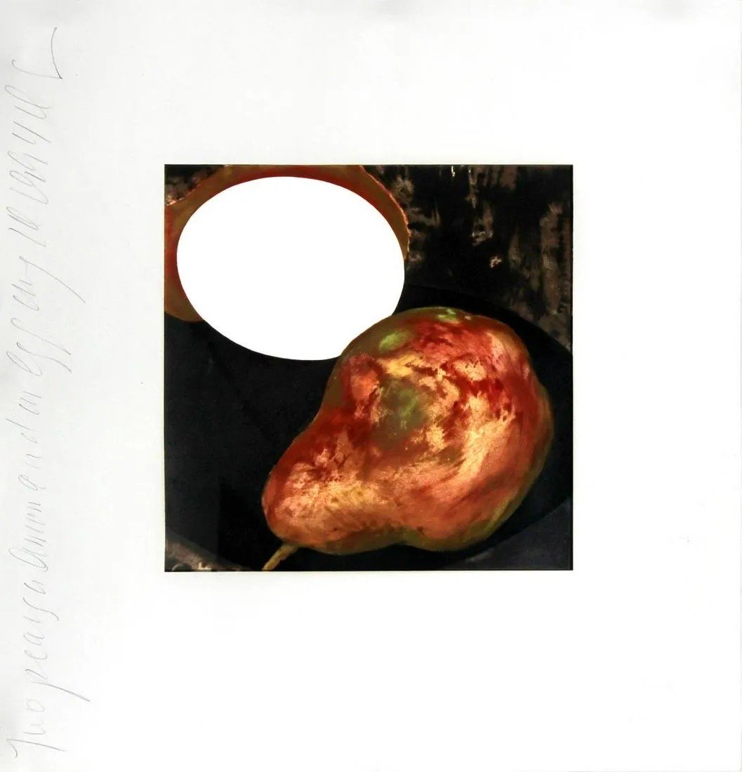 Sultan, Donald | Two Pears A Lemon and an Egg, 1994 — available on Composition Gallery