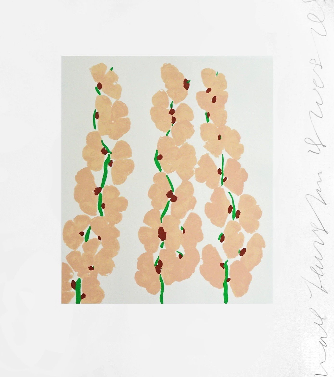 Sultan, Donald | Wall flower 3, 2008 — available on Composition Gallery