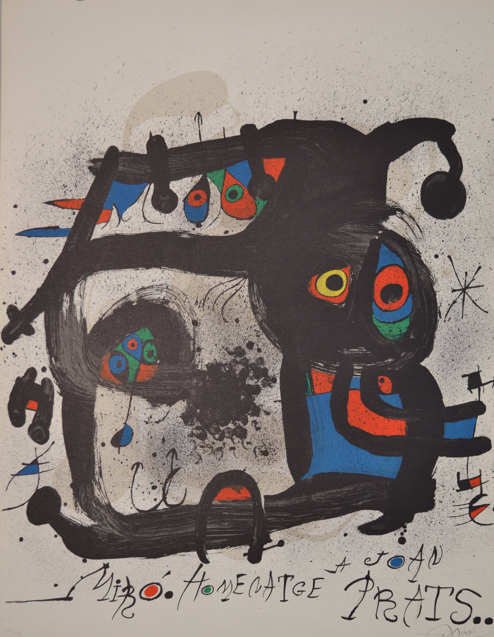 Miró, Joan | Homentage A Joan Prats - M852, 1972 — available on Composition Gallery