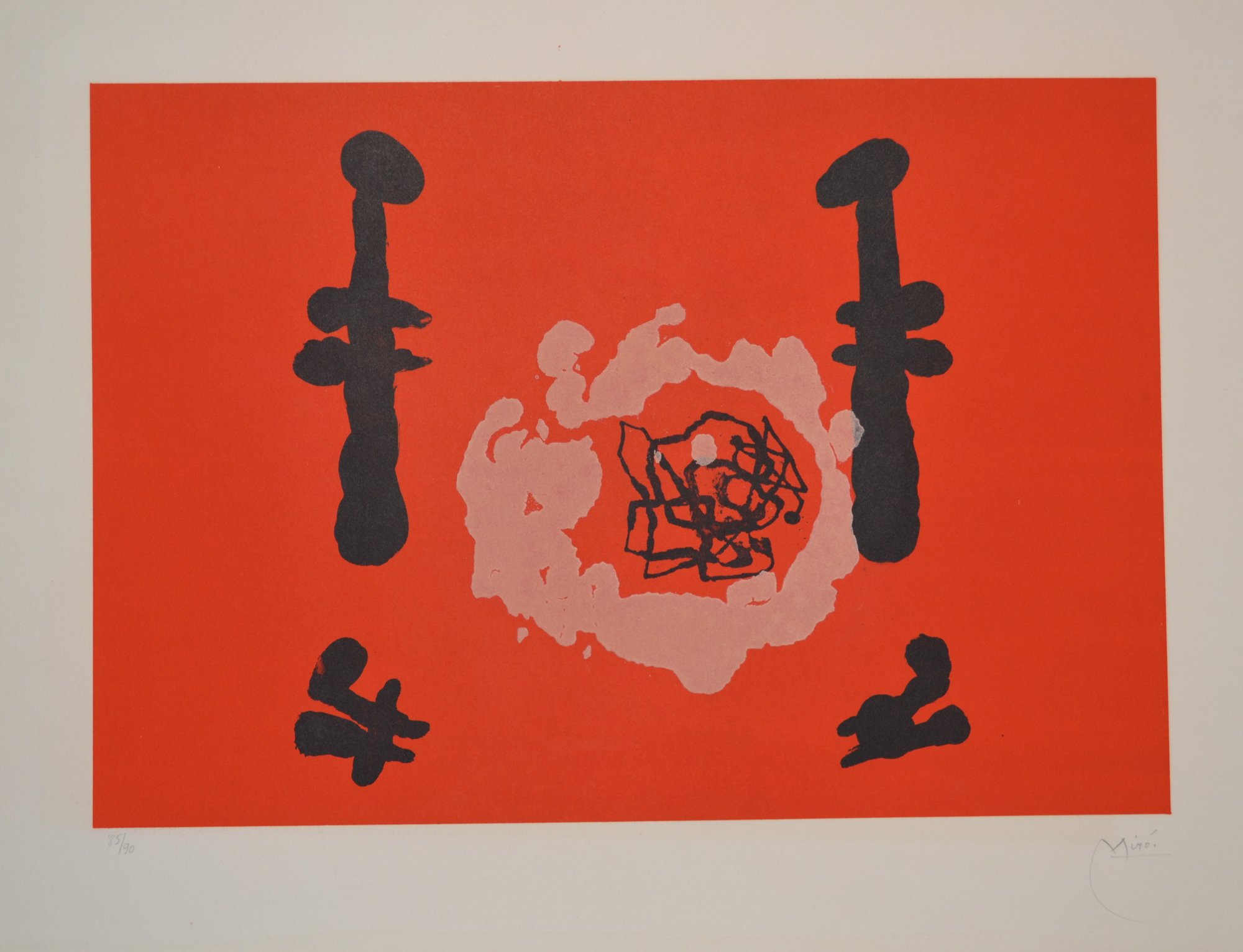 Miró, Joan | L'Invention Du Feu - D284, 1960 — available on Composition Gallery