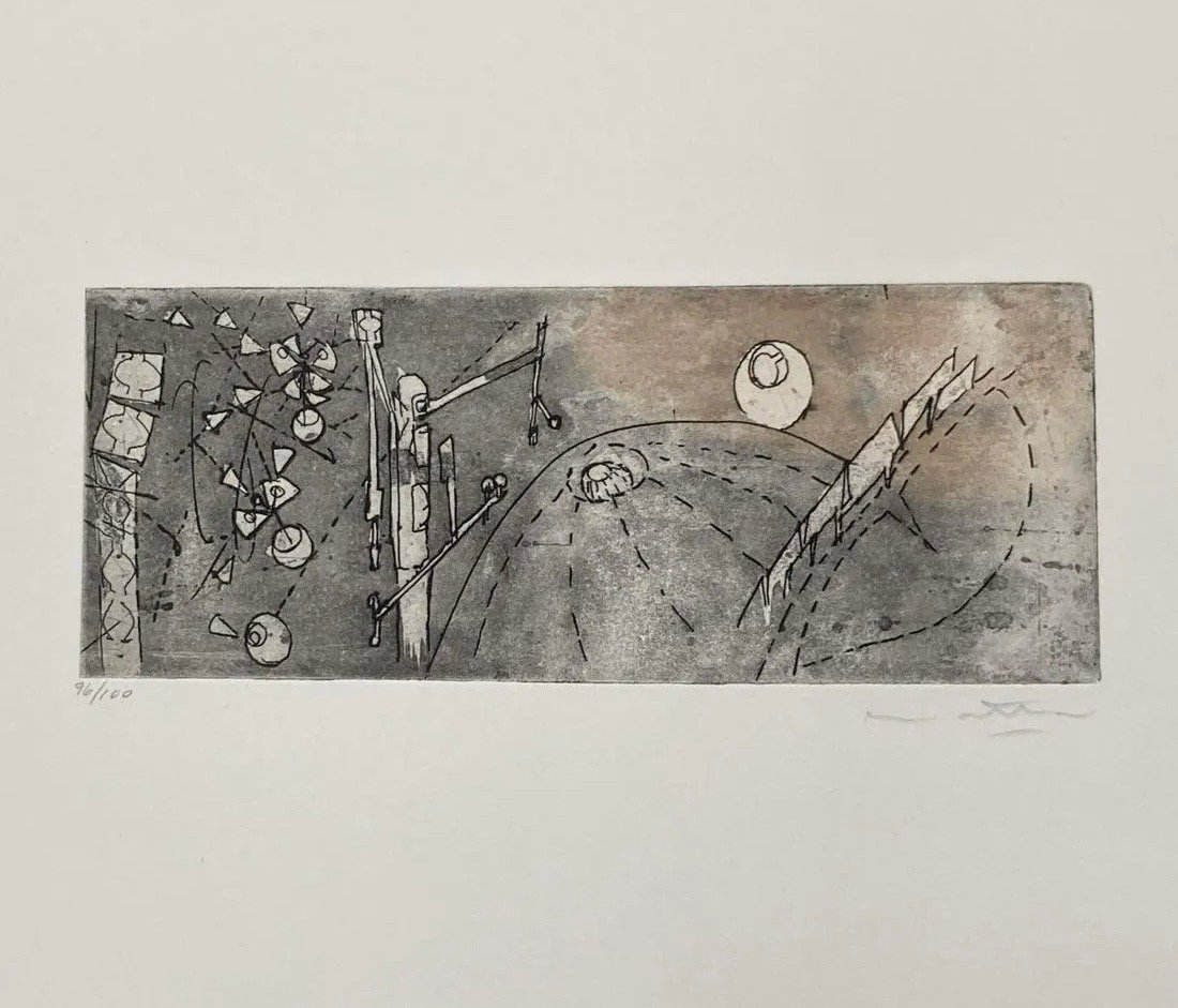 Matta, Roberto | Untitled XIV, 1962 — available on Composition Gallery