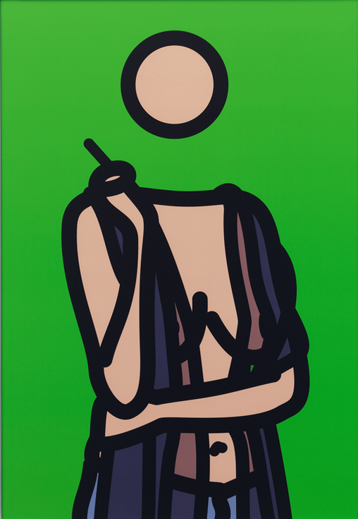 Opie, Julian | Ruth with cigarette 5, 2005 — available on Composition Gallery