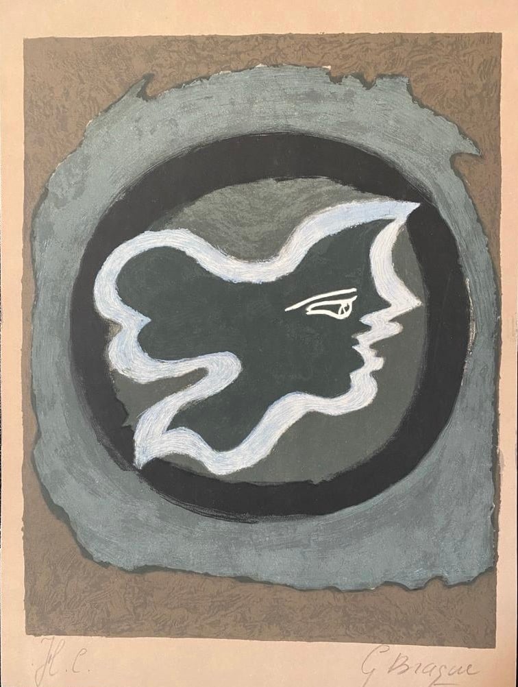 Braque, Georges | Greek Profile M. 76 – 146, 1960 — available on Composition Gallery