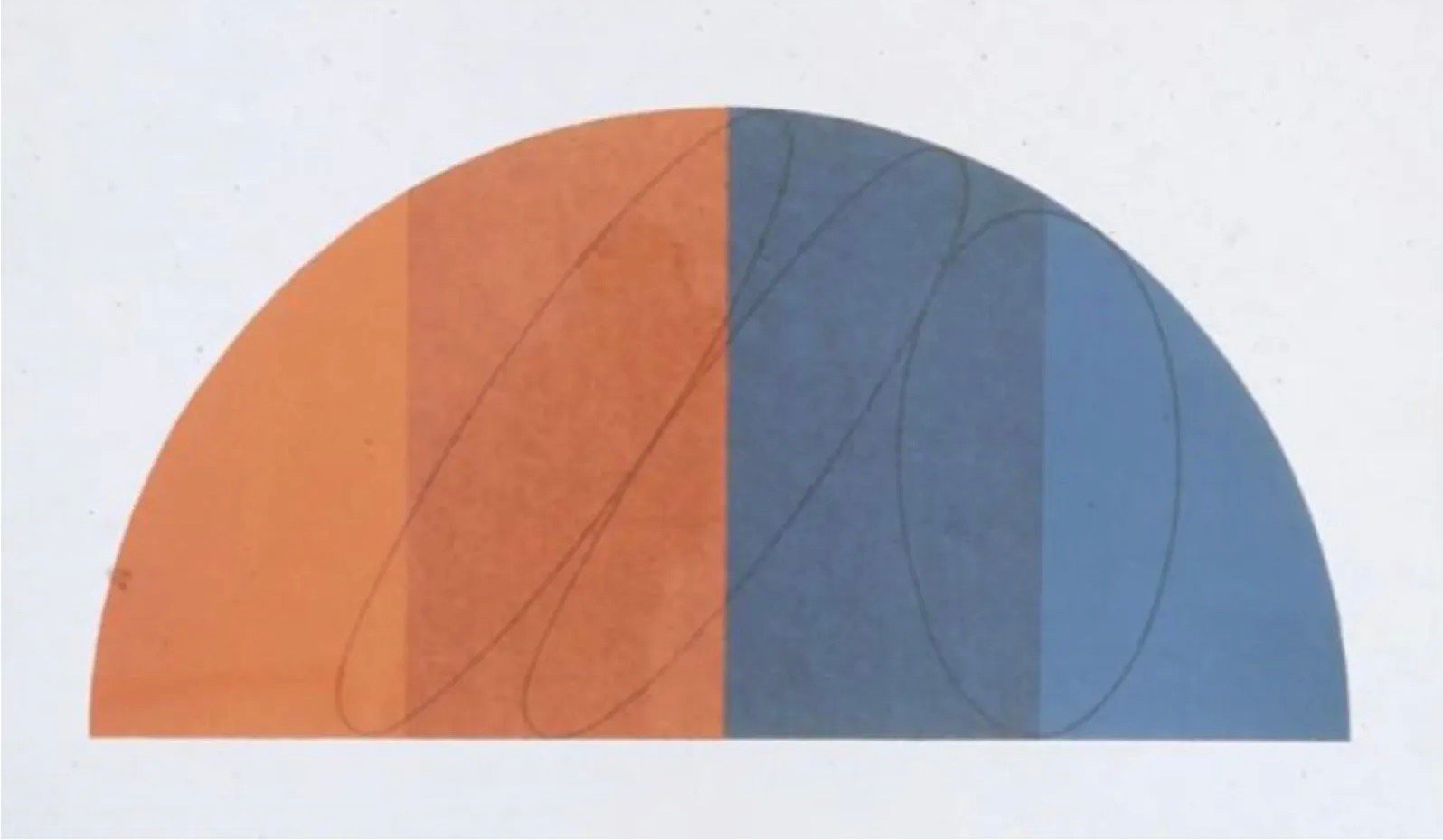 Mangold, Robert | Semi Circle III, 1995 — available on Composition Gallery