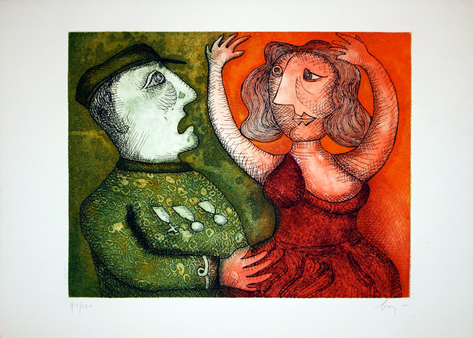 Baj, Enrico | Generale con la sua favorita, 1978 — available on Composition Gallery