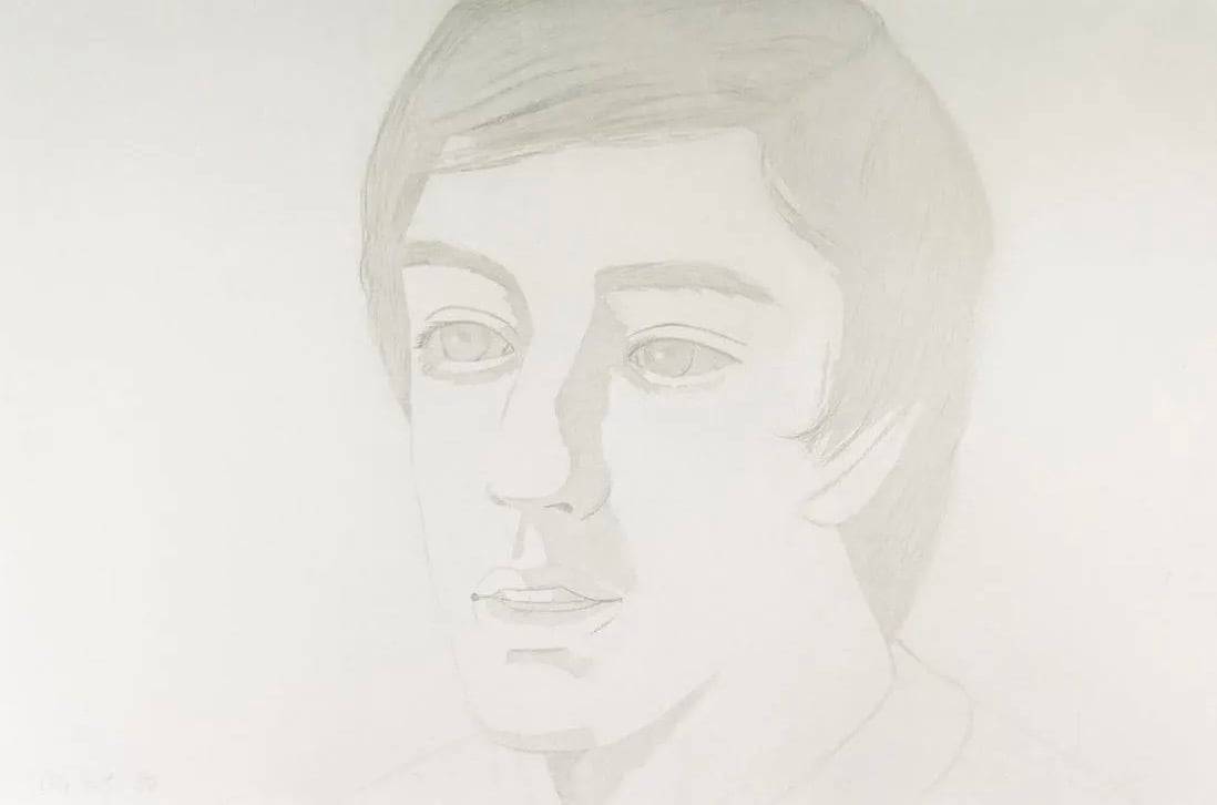Katz, Alex | Vincent with Open Mouth, 1974 — available on Composition Gallery