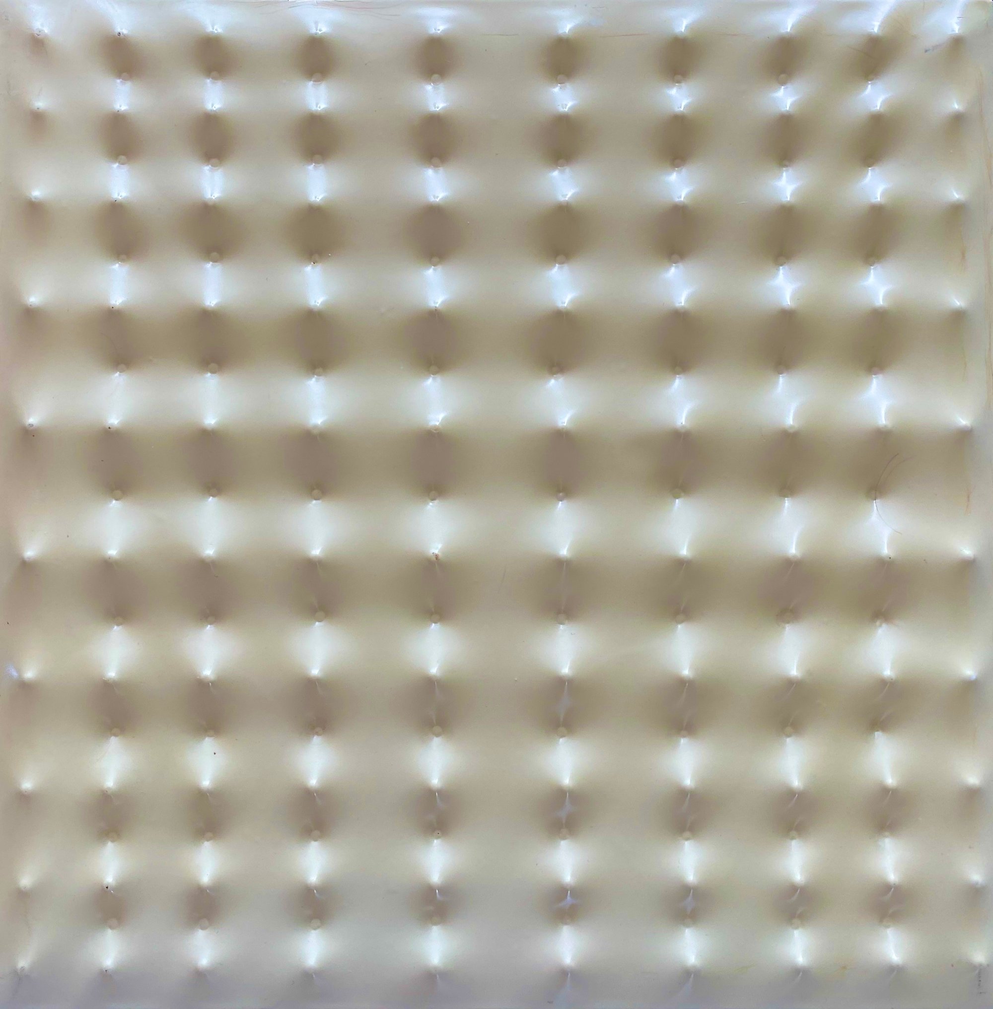 Castellani, Enrico | Superficie (Vanilla/Gold), 1968 — available on Composition Gallery