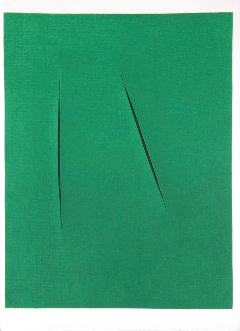 Fontana, Lucio | Concetto Spaziale, 1975 — available on Composition Gallery