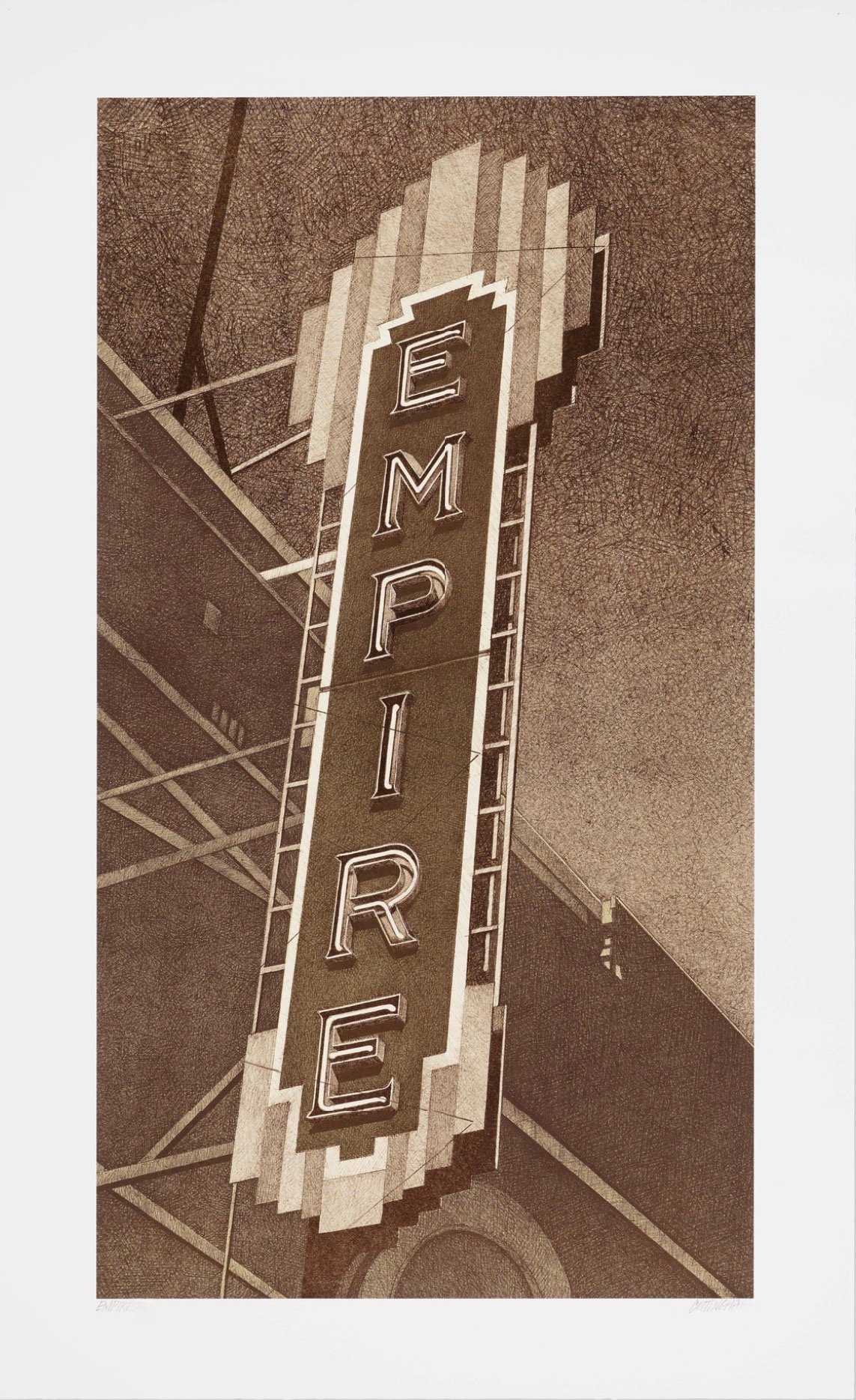 Cottingham, Robert | Empire (Vertical), 2012 — available on Composition Gallery