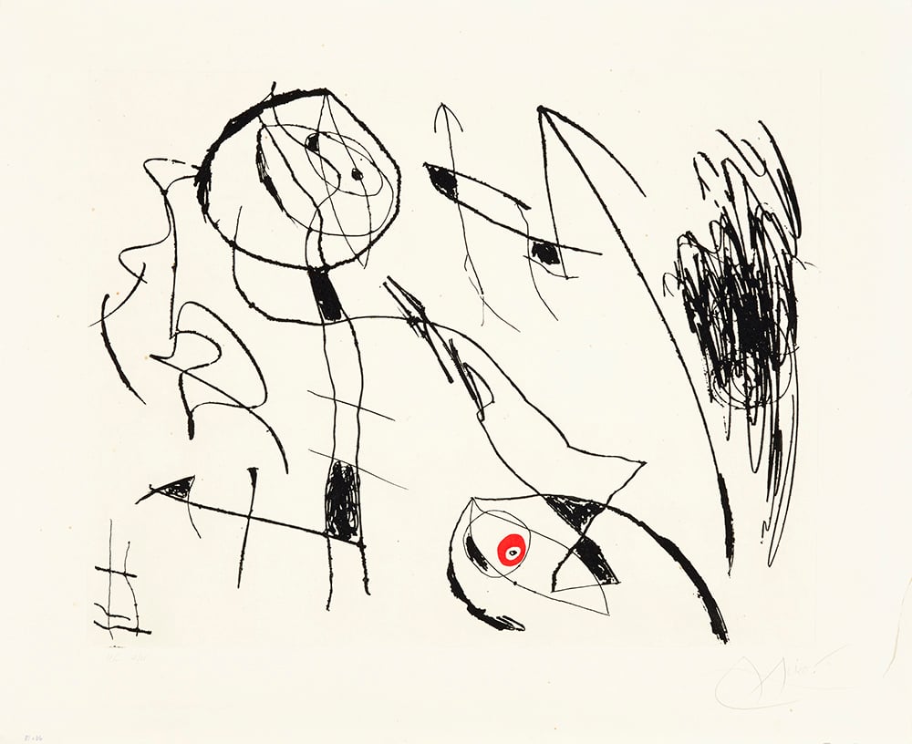 Miró, Joan | Serie Mallorca I, 1973 — available on Composition Gallery