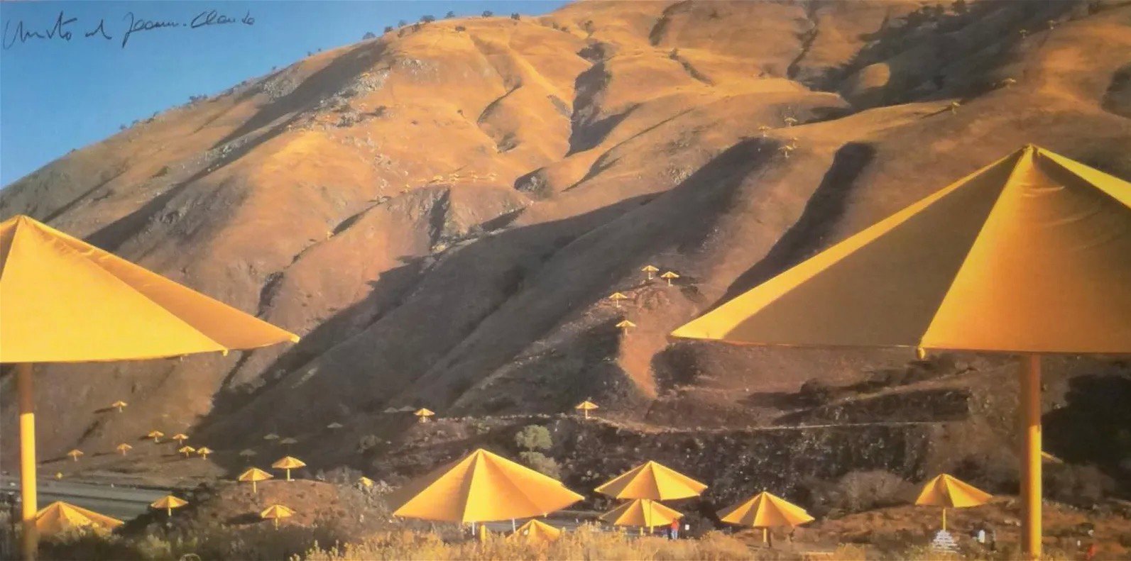 Christo, Javacheff | The Umbrellas, 1991 — available on Composition Gallery