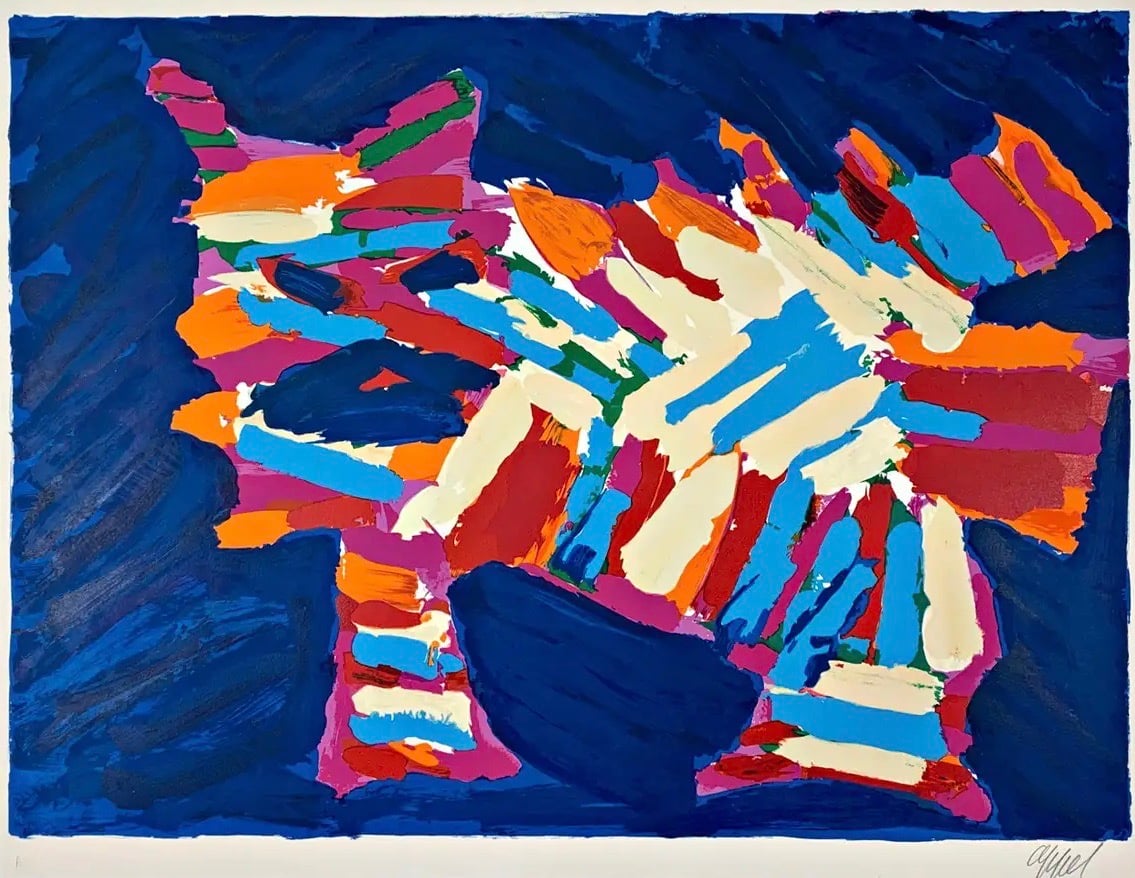 Appel, Karel | Blue Cat, 1979 — available on Composition Gallery