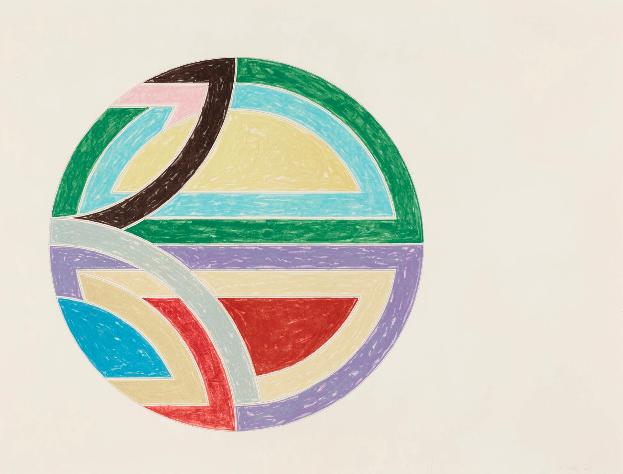 Stella, Frank | Sinjerli Variation I, 1977 — available on Composition Gallery