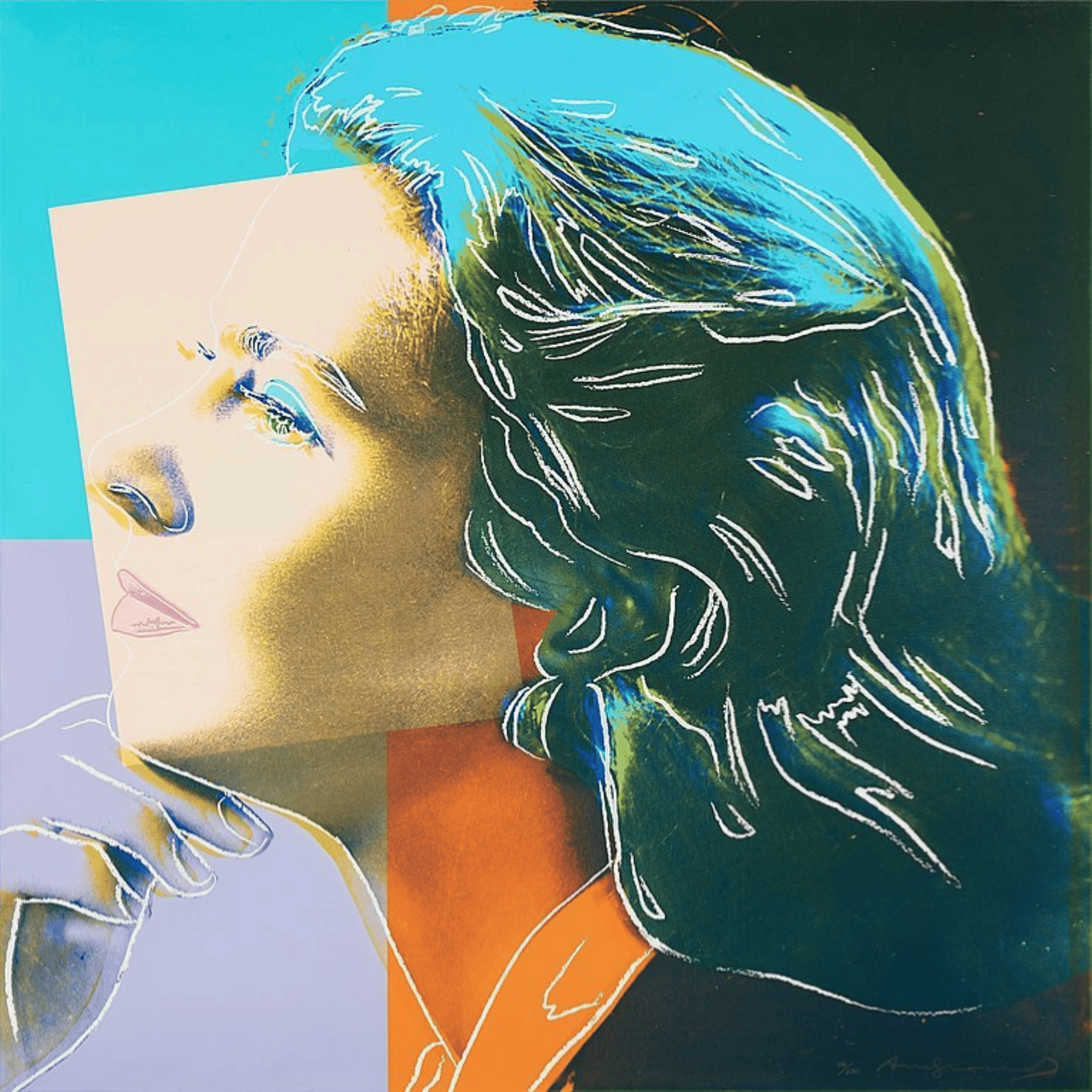 Warhol, Andy | Ingrid Bergman, Herself (F. & S. II.313), 1983 — available on Composition Gallery