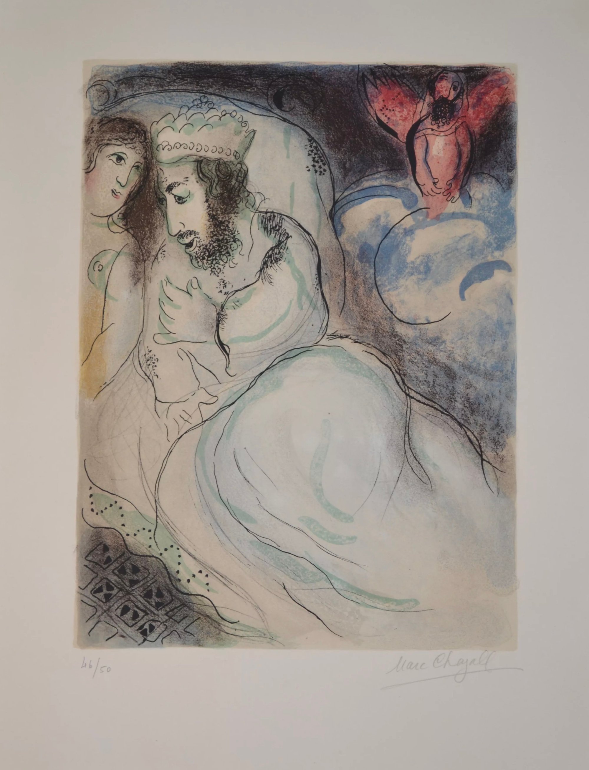 Chagall, Marc | Sarah And Abimelech - M239 — available on Composition Gallery