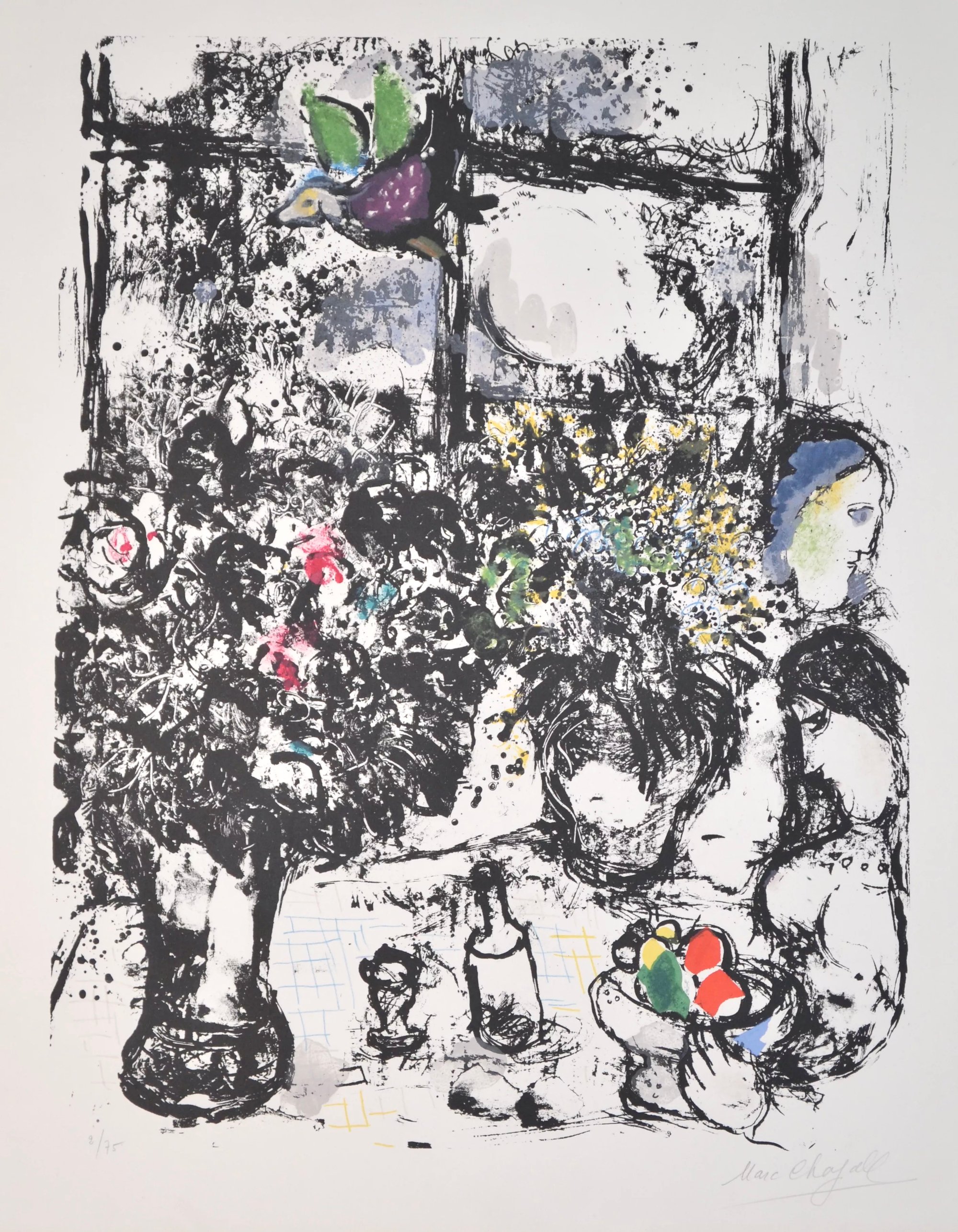 Chagall, Marc | Nature Morte En Bouquet - M299 — available on Composition Gallery