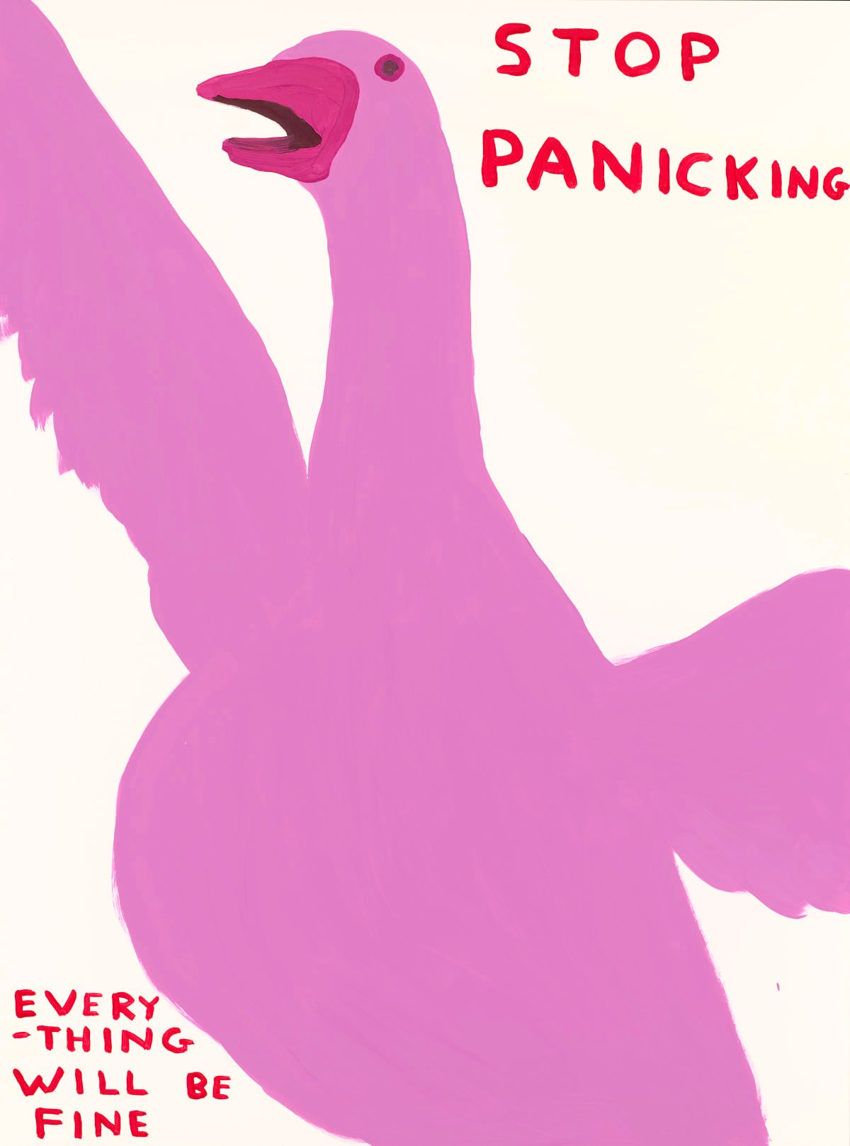 Shrigley, David | Stop Panicking, 2021 — available on Composition Gallery