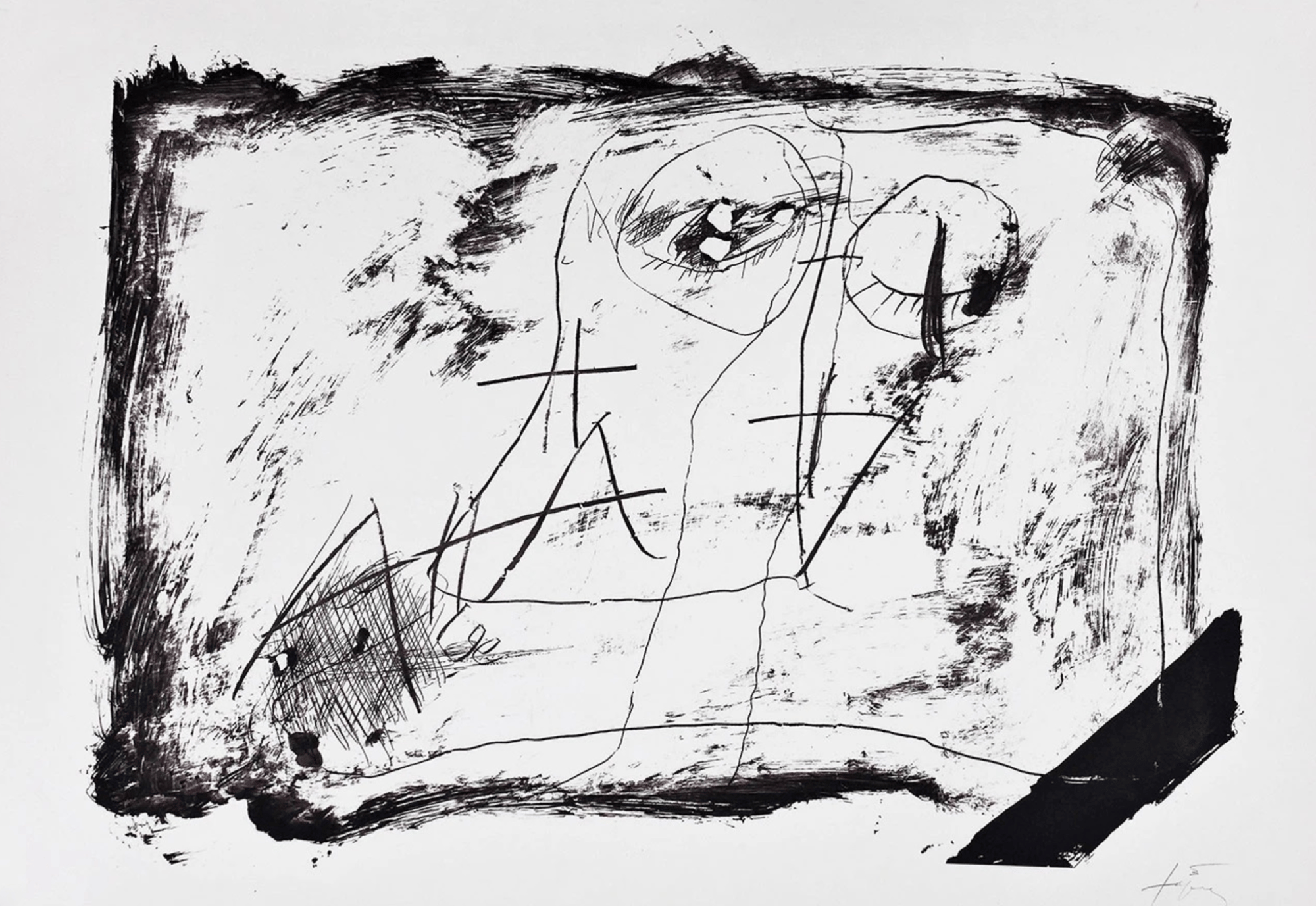 Tapies, Antoni | Llambrec-11, 1975 — available on Composition Gallery
