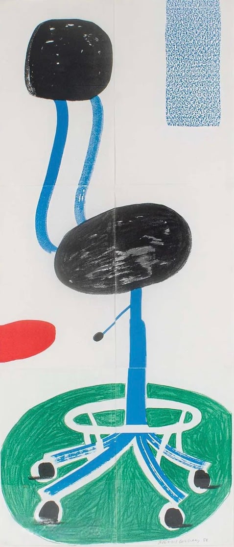 Hockney, David | Office Chair, 1988 — available on Composition Gallery