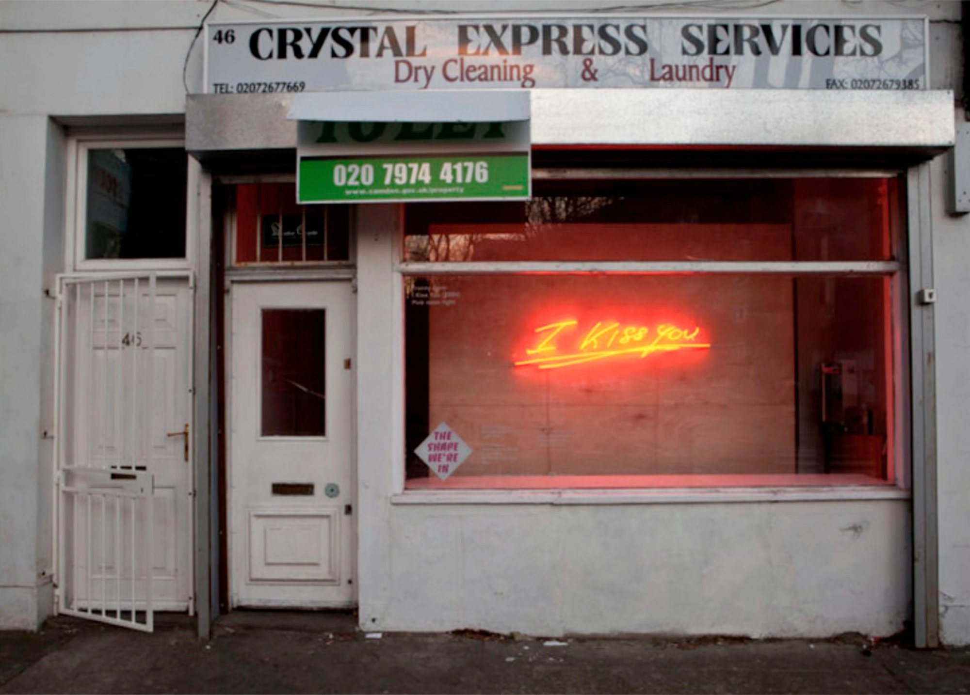 Emin, Tracey | I Kiss You (Kentish Town), 2015 — available on Composition Gallery