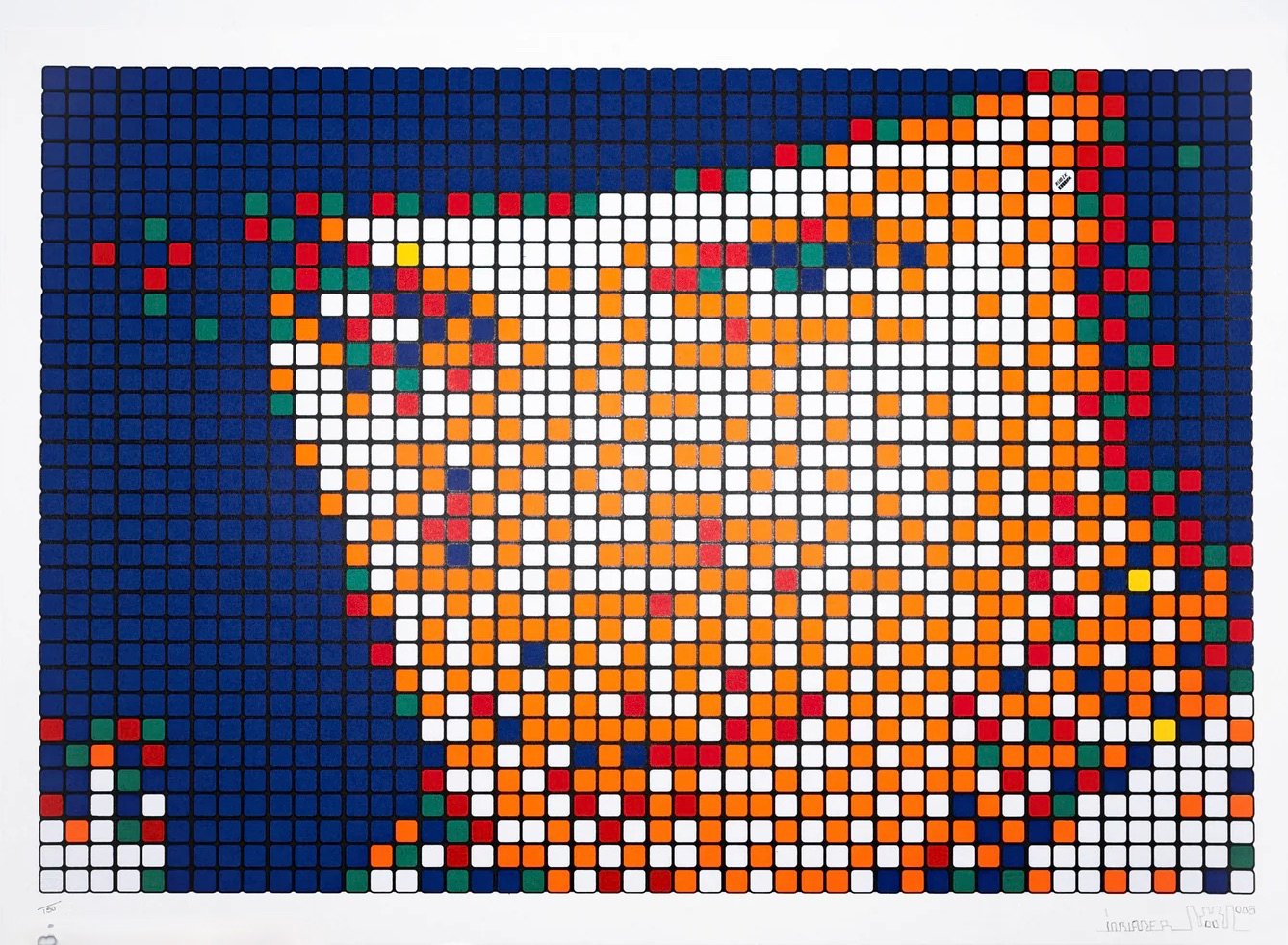Invader | Rubik Kubrick I - Clockwork Orange (Alex), 2006 — available on Composition Gallery